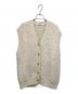 BEAUTY&YOUTH（ビューティーアンドユース）の古着「アルパカブレンド シャギーベスト」｜ホワイト