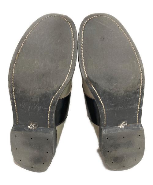 REGAL（リーガル）REGAL (リーガル) サドルシューズ ブラック×グレー サイズ:24 1/2の古着・服飾アイテム