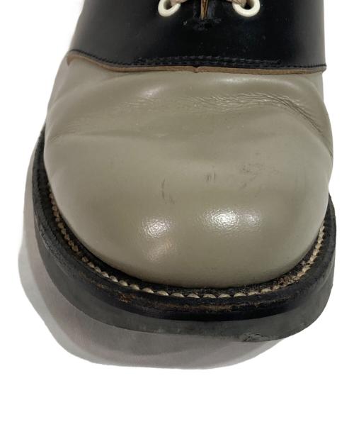 REGAL（リーガル）REGAL (リーガル) サドルシューズ ブラック×グレー サイズ:24 1/2の古着・服飾アイテム