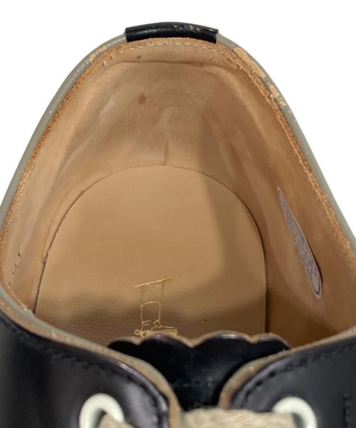 REGAL（リーガル）REGAL (リーガル) サドルシューズ ブラック×グレー サイズ:24 1/2の古着・服飾アイテム