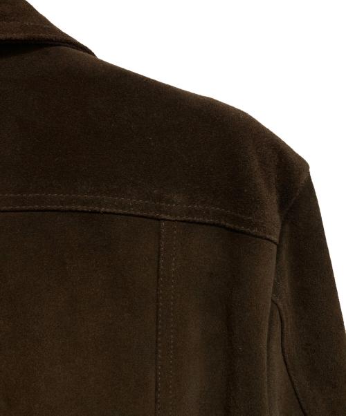 POLO JEANS CO.（ポロジーンズカンパニー）POLO JEANS CO. (ポロジーンズカンパニー) スエードレザーシャツジャケット ブラウン サイズ:Mの古着・服飾アイテム
