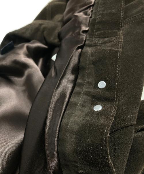 POLO JEANS CO.（ポロジーンズカンパニー）POLO JEANS CO. (ポロジーンズカンパニー) スエードレザーシャツジャケット ブラウン サイズ:Mの古着・服飾アイテム