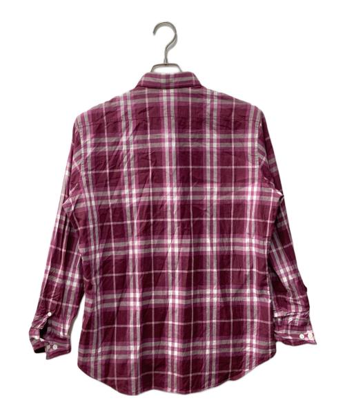 BURBERRY LONDON（バーバリーロンドン）BURBERRY LONDON (バーバリーロンドン) ロングスリーブシャツ パープル サイズ:Mの古着・服飾アイテム