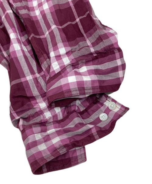 BURBERRY LONDON（バーバリーロンドン）BURBERRY LONDON (バーバリーロンドン) ロングスリーブシャツ パープル サイズ:Mの古着・服飾アイテム
