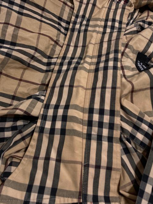 BURBERRY BLACK LABEL（バーバリーブラックレーベル）BURBERRY BLACK LABEL (バーバリーブラックレーベル) ロングスリーブシャツ ブラック×ベージュ サイズ:2の古着・服飾アイテム