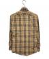 BURBERRY BLACK LABEL (バーバリーブラックレーベル) ロングスリーブシャツ ブラック×ベージュ サイズ:2：6000円