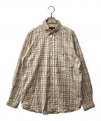 BURBERRY LONDONバーバリーロンドン）の古着「ロングスリーブシャツ」｜ベージュ