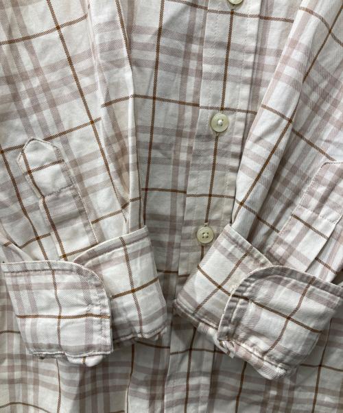 BURBERRY LONDON（バーバリーロンドン）BURBERRY LONDON (バーバリーロンドン) ロングスリーブシャツ ベージュ サイズ:Mの古着・服飾アイテム