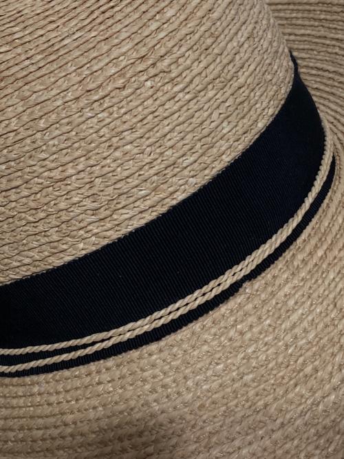 HELEN KAMINSKI（ヘレンカミンスキー）HELEN KAMINSKI (ヘレンカミンスキー) Newport SB ラフィアハット ナチュラル×ミッドナイトの古着・服飾アイテム