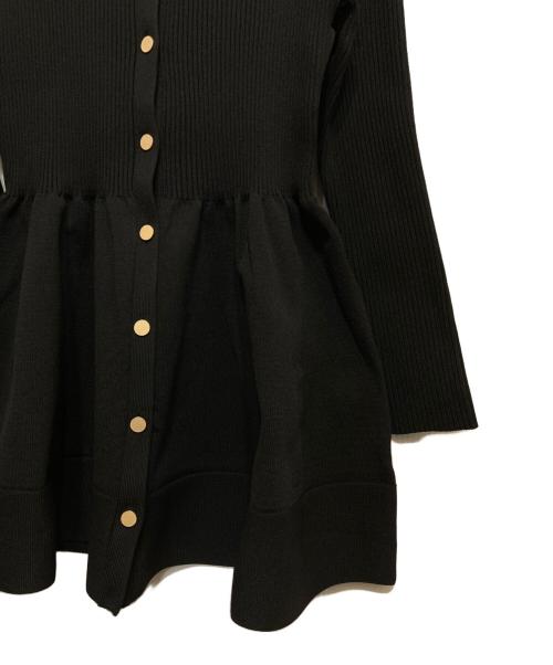 TOCCA（トッカ）TOCCA (トッカ) NIGHT GROOVE ニットカーディガン ブラック サイズ:Sの古着・服飾アイテム