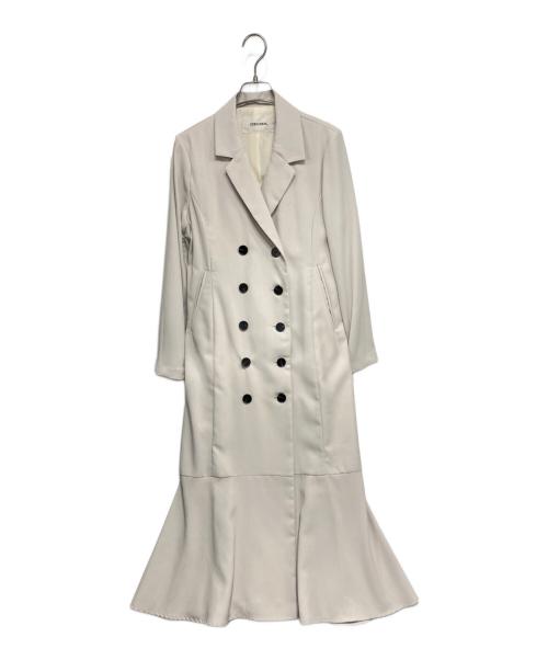 COCODEAL（ココディール）COCODEAL (ココディール) スリットスリーブテーラードワンピース グレージュ サイズ:1の古着・服飾アイテム