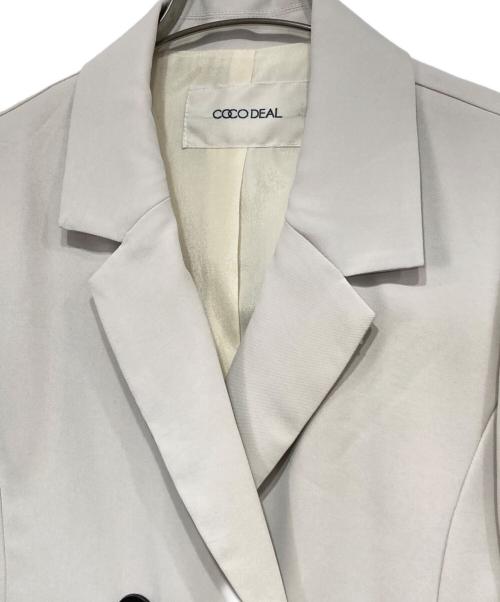 COCODEAL（ココディール）COCODEAL (ココディール) スリットスリーブテーラードワンピース グレージュ サイズ:1の古着・服飾アイテム