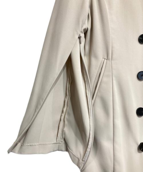 COCODEAL（ココディール）COCODEAL (ココディール) スリットスリーブテーラードワンピース グレージュ サイズ:1の古着・服飾アイテム