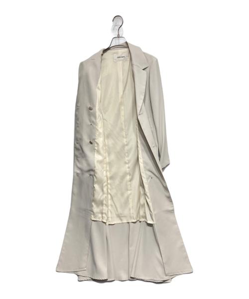 COCODEAL（ココディール）COCODEAL (ココディール) スリットスリーブテーラードワンピース グレージュ サイズ:1の古着・服飾アイテム