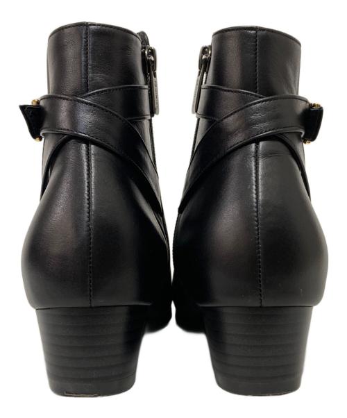 卑弥呼（ヒミコ）卑弥呼 (ヒミコ) ベルトデザインブーツ ブラック サイズ:23.5の古着・服飾アイテム
