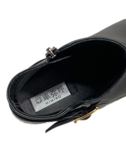 卑弥呼（ヒミコ）卑弥呼 (ヒミコ) ベルトデザインブーツ ブラック サイズ:23.5の古着・服飾アイテム