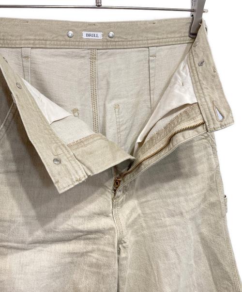 BRILL（ブリル）BRILL (ブリル) ペインターパンツ アイボリー サイズ:34の古着・服飾アイテム