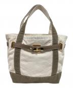 SITA PARANTICAシータパランティカ）の古着「ヴィンテージ加工オリジナルキャンバストートバッグS」｜オリーブ