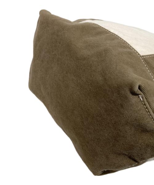 SITA PARANTICA（シータパランティカ）SITA PARANTICA (シータパランティカ) ヴィンテージ加工オリジナルキャンバストートバッグS オリーブの古着・服飾アイテム