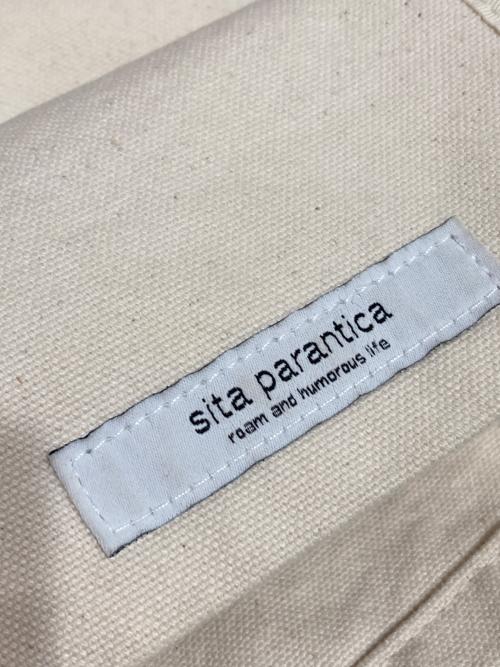 SITA PARANTICA（シータパランティカ）SITA PARANTICA (シータパランティカ) ヴィンテージ加工オリジナルキャンバストートバッグS オリーブの古着・服飾アイテム