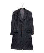 KENZO HOMMEケンゾーオム）の古着「コーディロイプリーツコート」｜ネイビー