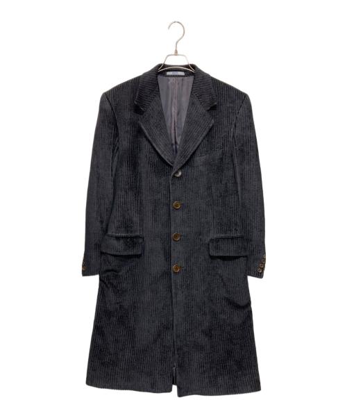 KENZO HOMME（ケンゾーオム）KENZO HOMME (ケンゾー オム) コーディロイプリーツコート ネイビー サイズ:2の古着・服飾アイテム