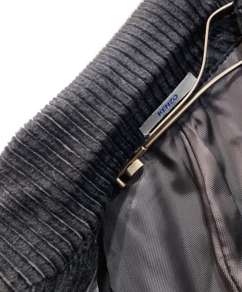 KENZO HOMME（ケンゾーオム）KENZO HOMME (ケンゾー オム) コーディロイプリーツコート ネイビー サイズ:2の古着・服飾アイテム