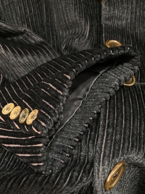 KENZO HOMME（ケンゾーオム）KENZO HOMME (ケンゾー オム) コーディロイプリーツコート ネイビー サイズ:2の古着・服飾アイテム