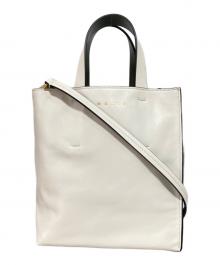 MARNI（マルニ）の古着「MUSEO SOFT MINI」｜グリーン×ホワイト