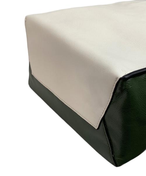 MARNI（マルニ）MARNI (マルニ) MUSEO SOFT MINI グリーン×ホワイトの古着・服飾アイテム