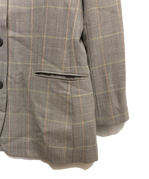 Burberry's（バーバリーズ）Burberry's (バーバリーズ) ノーカラージャケット グレー サイズ:11の古着・服飾アイテム