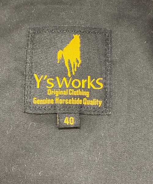 Y's Works（ワイズ ワークス）Y's Works (ワイズ ワークス) ホースハイド TYPE1st 1936モデル ブラック サイズ:40の古着・服飾アイテム