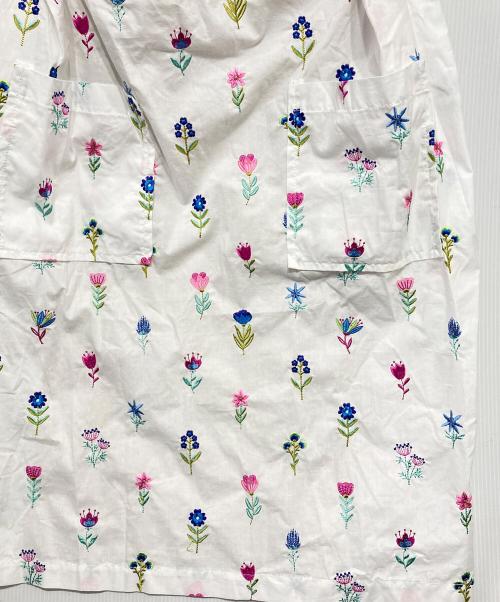 TAO COMME des GARCONS（タオ コムデギャルソン）TAO COMME des GARCONS (タオ コムデギャルソン) 花刺繍切替ワンピース　TM-O008　AD2023 ベージュ サイズ:Mの古着・服飾アイテム