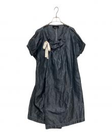 tricot COMME des GARCONS（トリココムデギャルソン）の古着「フリルワンピース　TG-O005　AD2010」｜ネイビー
