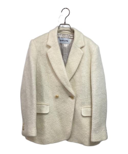 BABYLONE（バビロン）BABYLONE (バビロン) シャギージャケット ベージュ サイズ:Fの古着・服飾アイテム