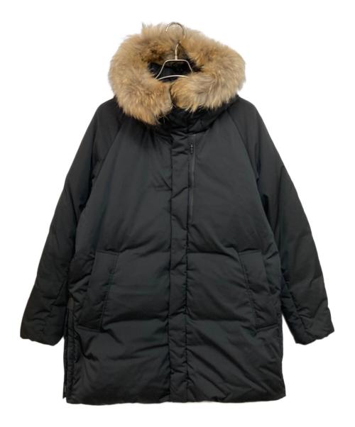 BEAUTY&YOUTH UNITED ARROWS（ビューティーアンドユースユナイテッドアローズ）BEAUTY&YOUTH UNITED ARROWS (ビューティーアンドユースユナイテッドアローズ) ”小松マテーレ” ファー ダウンジャケット ブラック サイズ:XLの古着・服飾アイテム