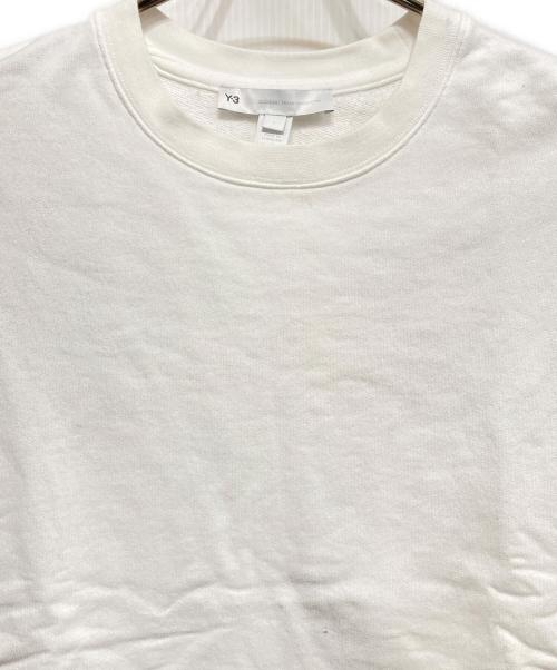 Y-3（ワイスリー）Y-3 (ワイスリー) U CH1 LARGE CREW SWEAT SHIRTS ホワイト サイズ:Lの古着・服飾アイテム