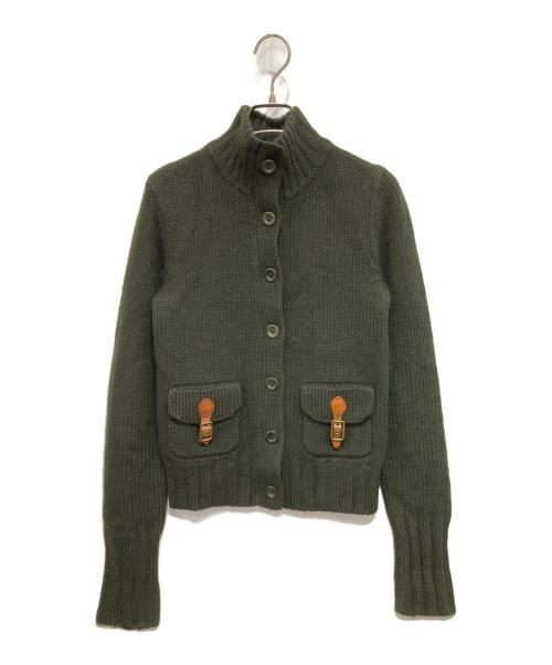 RALPH LAUREN（ラルフローレン）RALPH LAUREN (ラルフローレン) ハイネックニット グリーン サイズ:Lの古着・服飾アイテム