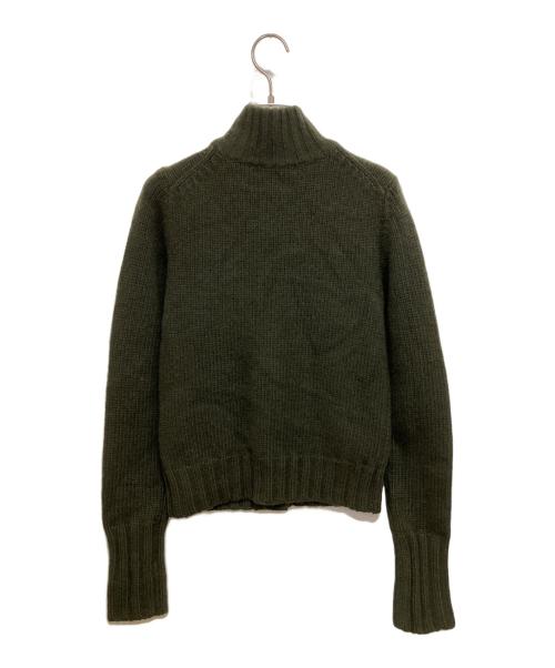 RALPH LAUREN（ラルフローレン）RALPH LAUREN (ラルフローレン) ハイネックニット グリーン サイズ:Lの古着・服飾アイテム