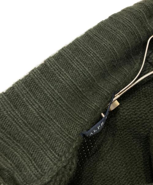 RALPH LAUREN（ラルフローレン）RALPH LAUREN (ラルフローレン) ハイネックニット グリーン サイズ:Lの古着・服飾アイテム