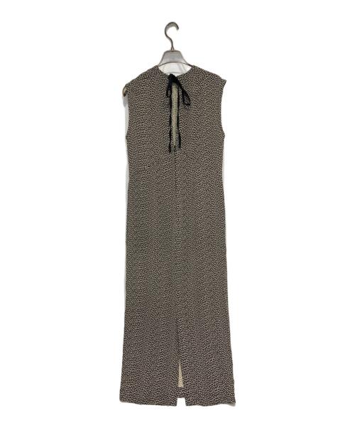 THE SHINZONE（ザ シンゾーン）THE SHINZONE (ザ シンゾーン) JACQUARD SLEEVELESS DRESS ブラック サイズ:36の古着・服飾アイテム