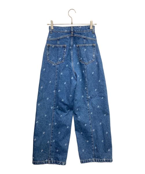 Lily Brown（リリーブラウン）Lily Brown (リリーブラウン) センターシームワイドデニムパンツ インディゴの古着・服飾アイテム