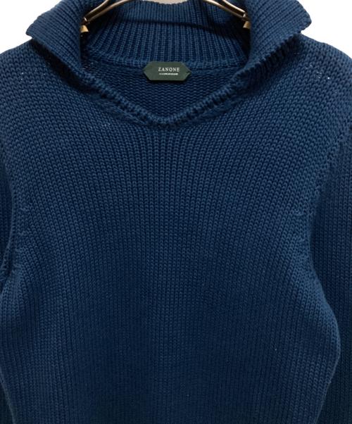 Zanone（ザノーネ）Zanone (ザノーネ) ニット ブルー サイズ:46の古着・服飾アイテム