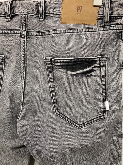 PT TORINO（ピーティートリノ）PT TORINO (ピーティートリノ) ROCK -ウォッシュドデニムパンツ ブラック サイズ:32の古着・服飾アイテム