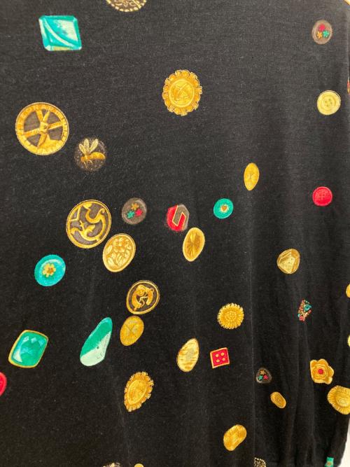 LEONARD（レオナール）LEONARD (レオナール) ショルダーパットニット ブラック サイズ:Lの古着・服飾アイテム