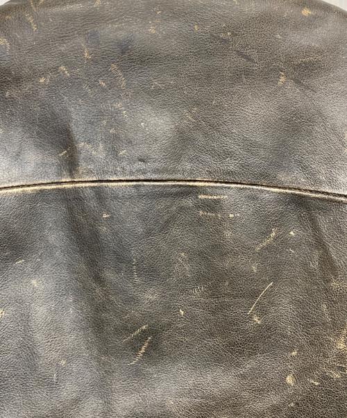 HYDROGEN（ハイドロゲン）HYDROGEN (ハイドロゲン) ペイントレザーモーターサイクルジャケット レッド×ブラック サイズ:Lの古着・服飾アイテム