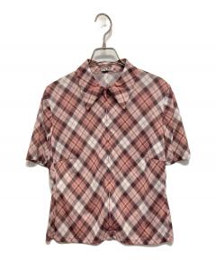miima古着★即購入⭕️SALE‼️様おまとめ 中古・古着通販】MIU MIU (ミュウミュウ) Zipped Front Cropped Shirt