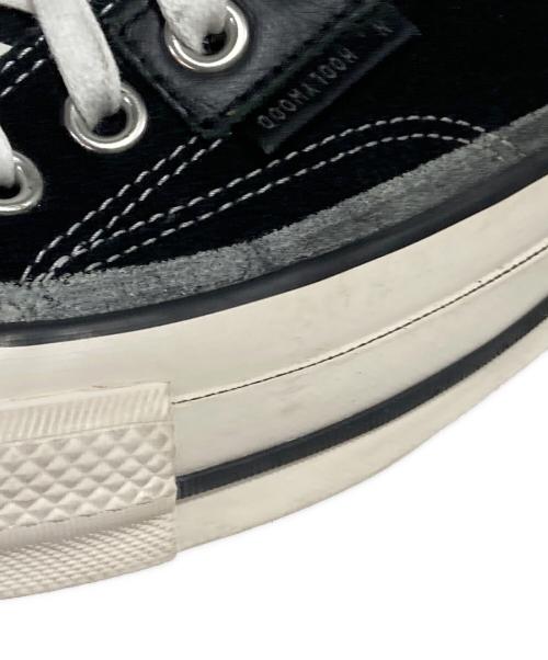 CONVERSE ADDICT（コンバース アディクト）CONVERSE ADDICT (コンバース アディクト) N.HOOLYWOOD (エヌ ハリウッド) CHUCK TAYLOR SUEDE NH OX ブラック サイズ:28の古着・服飾アイテム