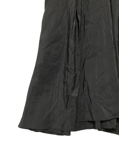 BEARDSLEY（ビアズリー）BEARDSLEY (ビアズリー) カラーレスシャツワンピース ブラック サイズ:Fの古着・服飾アイテム