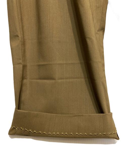 zanellato（ザネラート）zanellato (ザネラート) プリーツワイドスラックス カーキ サイズ:-の古着・服飾アイテム